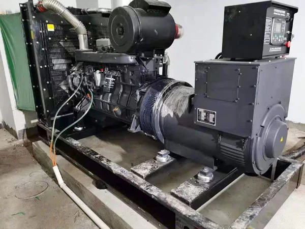 Inspección del generador diesel de 800kW después del apagado